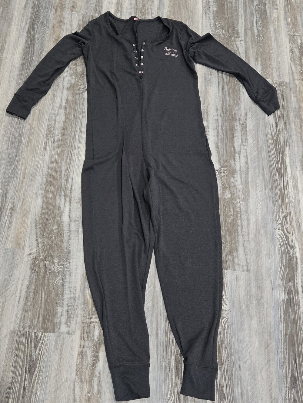 Dark Grey Onesie Pajama
